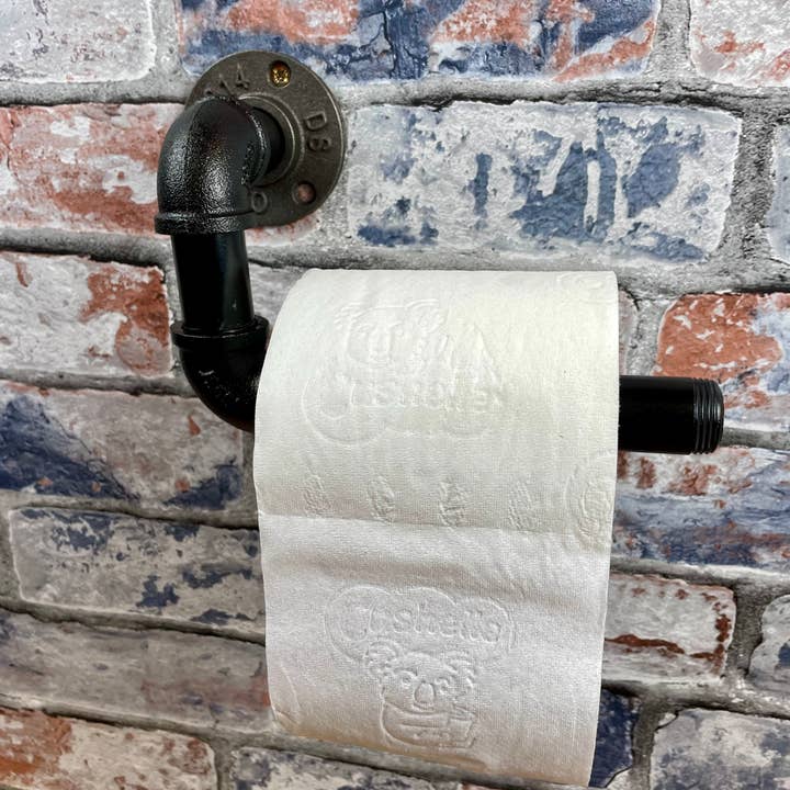 Fandomonium - Wholesale Toilet Paper Holder - Industrial Style Pipework Steel Toilet Roll Holder5