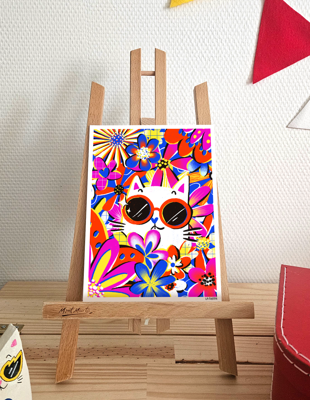 La Folocha - Wholesale Art Print - HERMOCHAT FLOR2