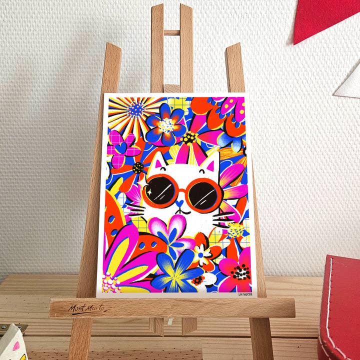 La Folocha - Wholesale Art Print - HERMOCHAT FLOR2