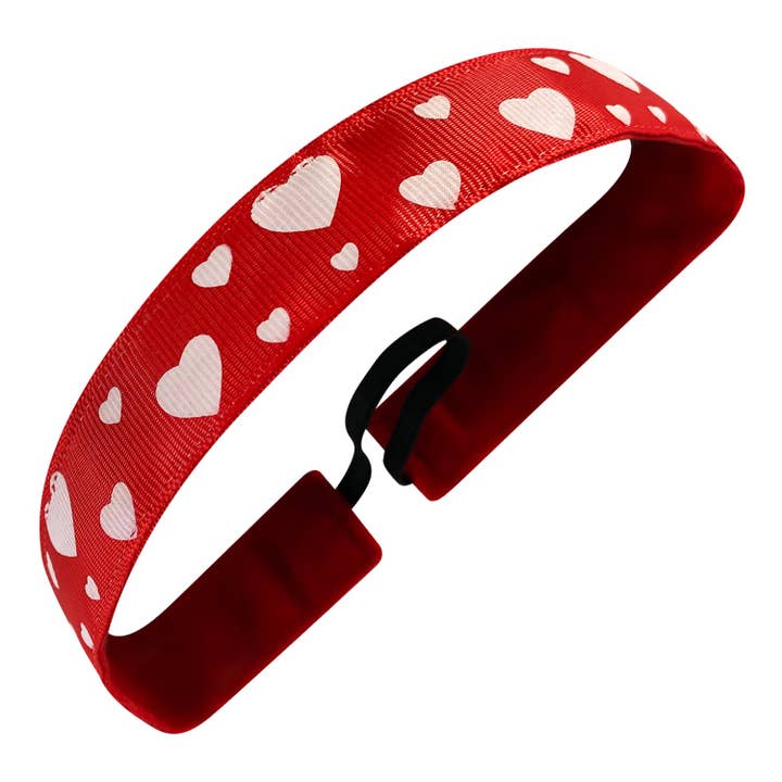 Valentines | Be Mine | Red, White | 1 Inch for wholesale by Sweaty Bands