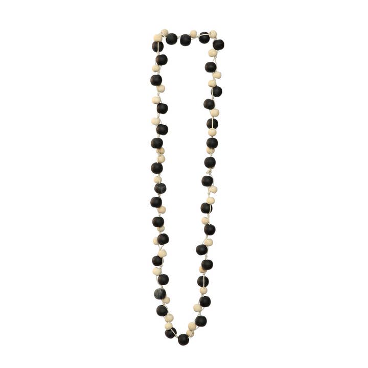 Bazar Bizar Living - Wholesale Beaded/Pearl Necklace - The Canggu Necklace - Natural Black