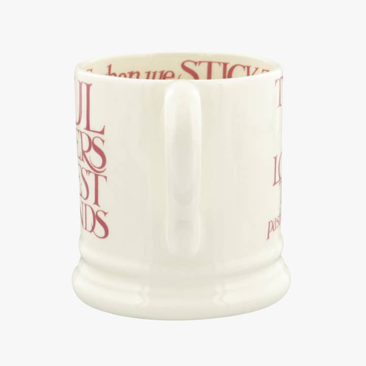 Emma Bridgewater - Wholesale Coffee Mug - Pink Toast Soul Sisters 1/2 Pint Mug