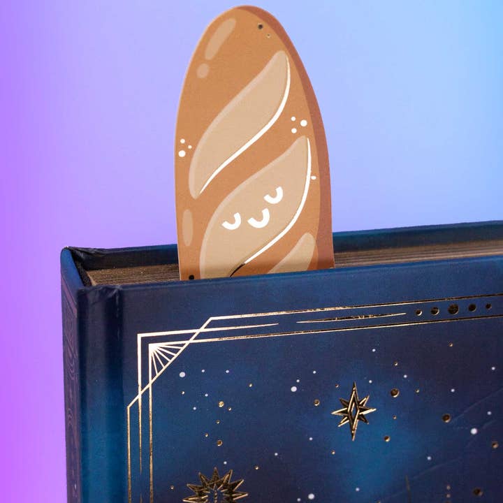 Joanna Behar - Wholesale Bookmark - "Life is Pain" baguette gold foil Bookmark1