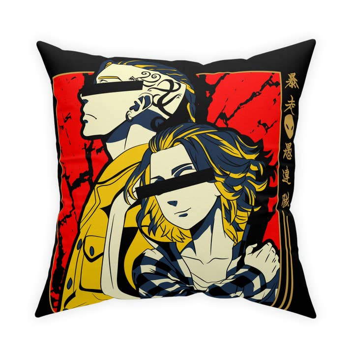 Présentoir en tissu doux | Face A : Anime 001 | Face B : MARTIAN pour la vente par Buy Martian Merch™