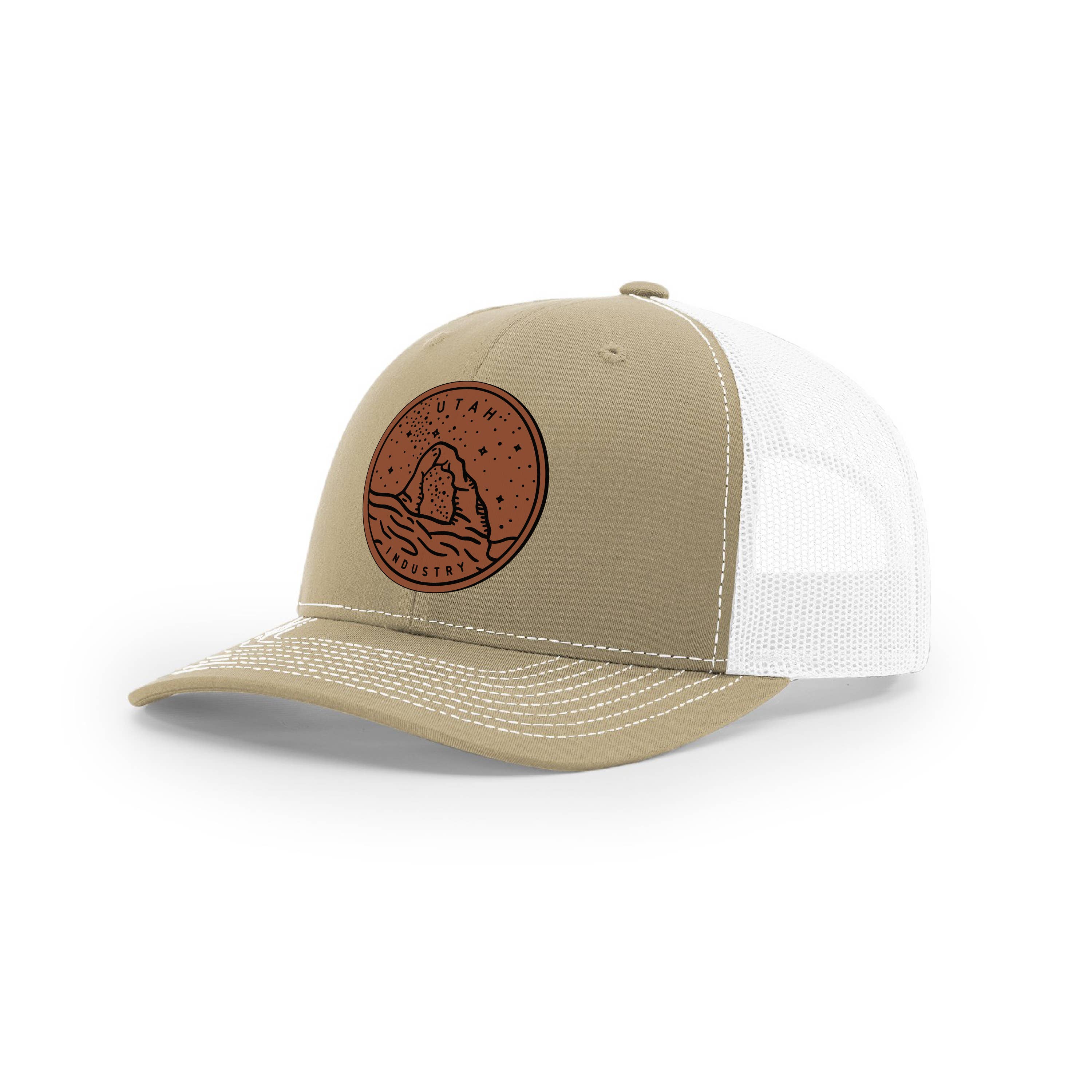 Albion Mercantile Co. - Wholesale Trucker Hat - Unisex - Utah Hat | Leather Patch Hat | Trucker Hat4
