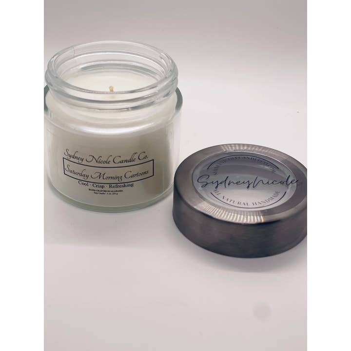 Cartoni animati del sabato mattina 3 oz. per la vendita all'ingrosso da parte di Sydney Nicole Candle Co.