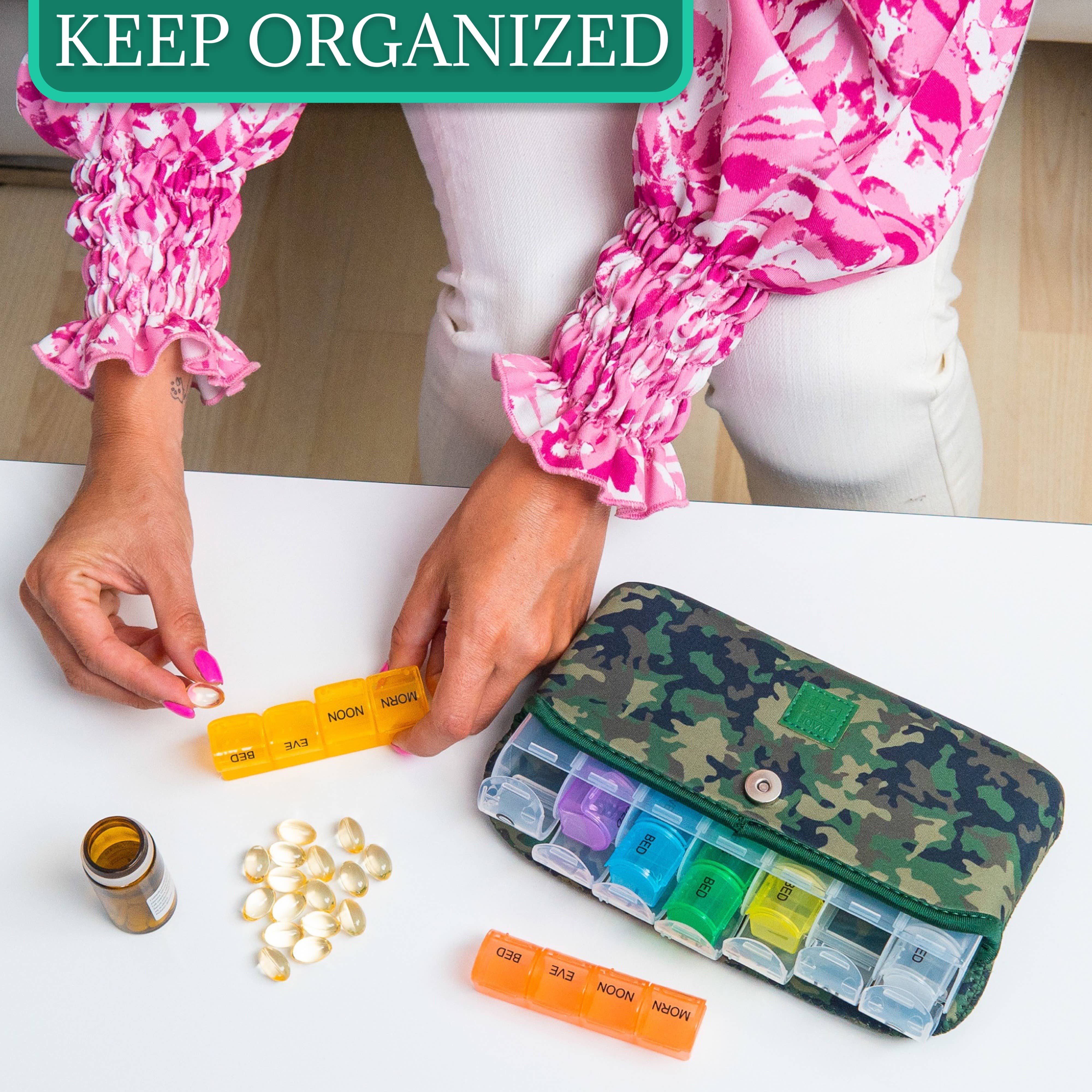 MADE EASY KIT – wholesale Pill organiser – Made Easy Kit Pill Case Large 7-Day / 28 Compartments11