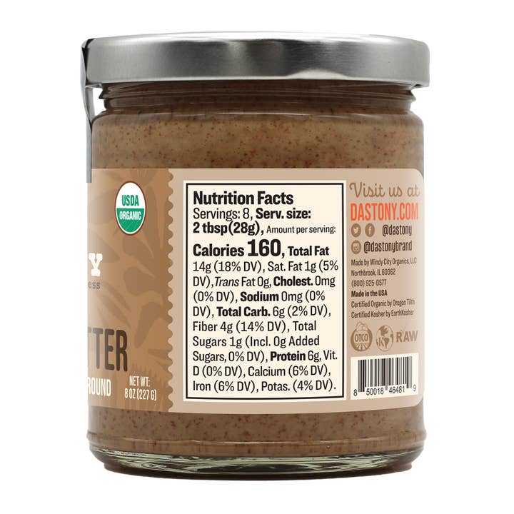 Windy City Organics – wholesale Nut butter – Organic Sprouted Almond Butter2