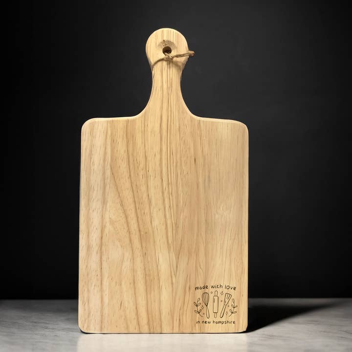 Made With Love In New Hampshire Maple Cutting Board for wholesale by My Country Story