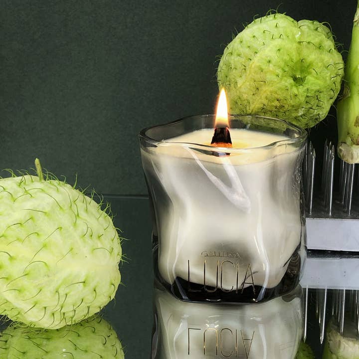 Galleria Lucia - Wholesale Jar/filled candle - Leveche candle - Indian Lemongrass and Lime Peel1