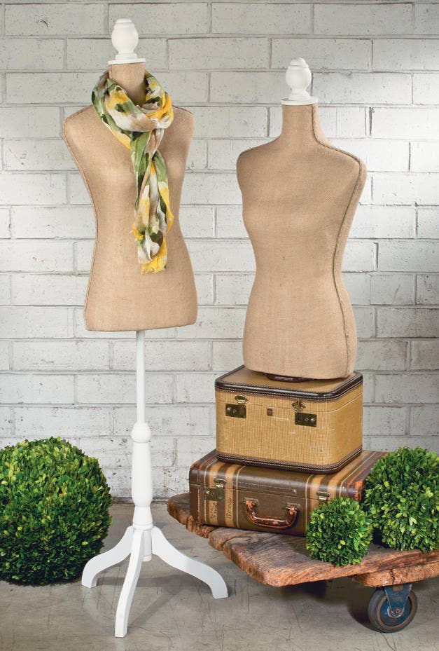 Tripar International - Wholesale Mannequin - Linen & Burlap Floor or Tabletop Body Forms - Fiberglass7