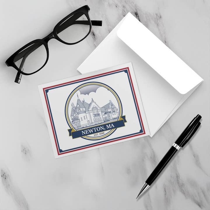The Placemaker Project - Wholesale Stationery/Notecard Set - Town Icon: Notecards3
