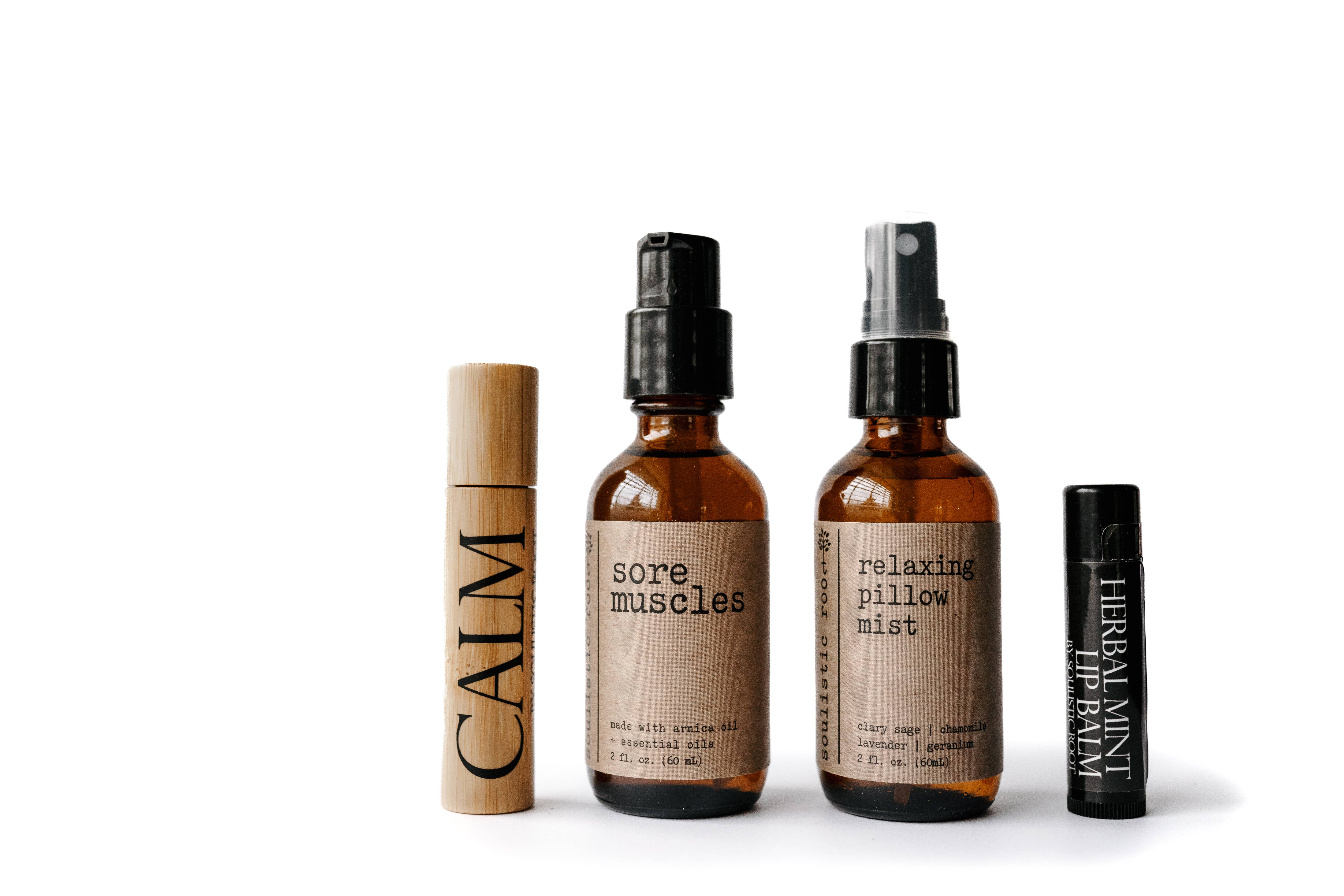 Soulistic Root - Essential Oils & Self Care Gifts - Wholesale Bath & Body Set - Employee Gift, Coworker Gift, Nurse Gift - Luxury Gift Boxes1