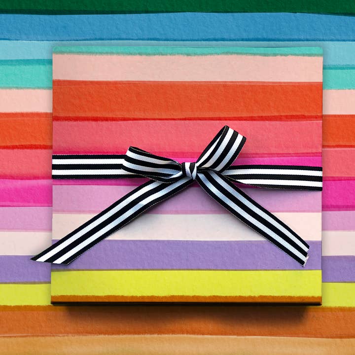 Rainbow Stripe Wrap for wholesale by The Paper Curator