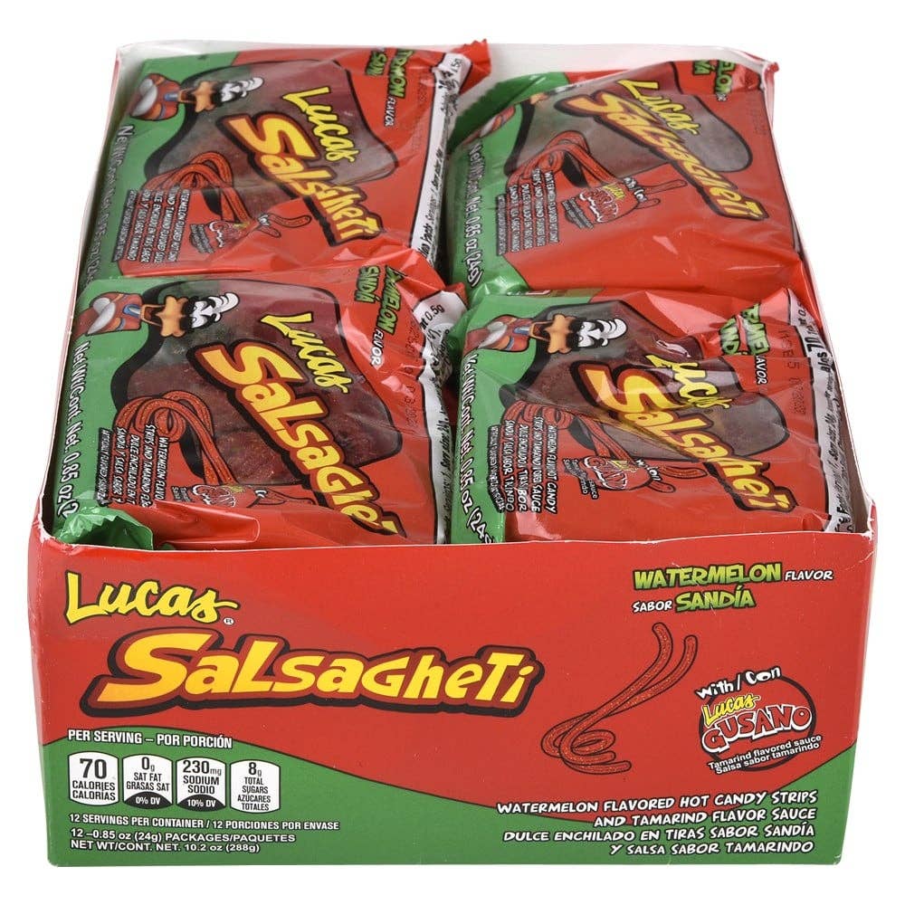 La Luna Bella - Toys - Wholesale Hard Candy - SALSAGHETI WATERMELON CANDY  - LLB Candy2