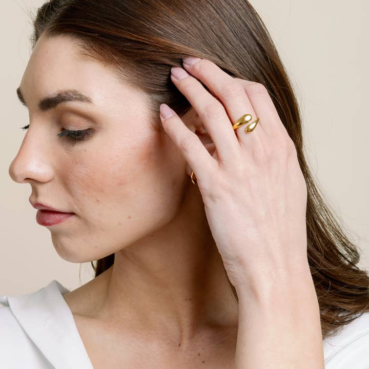 Gold Kara Ring for wholesale on Faire1