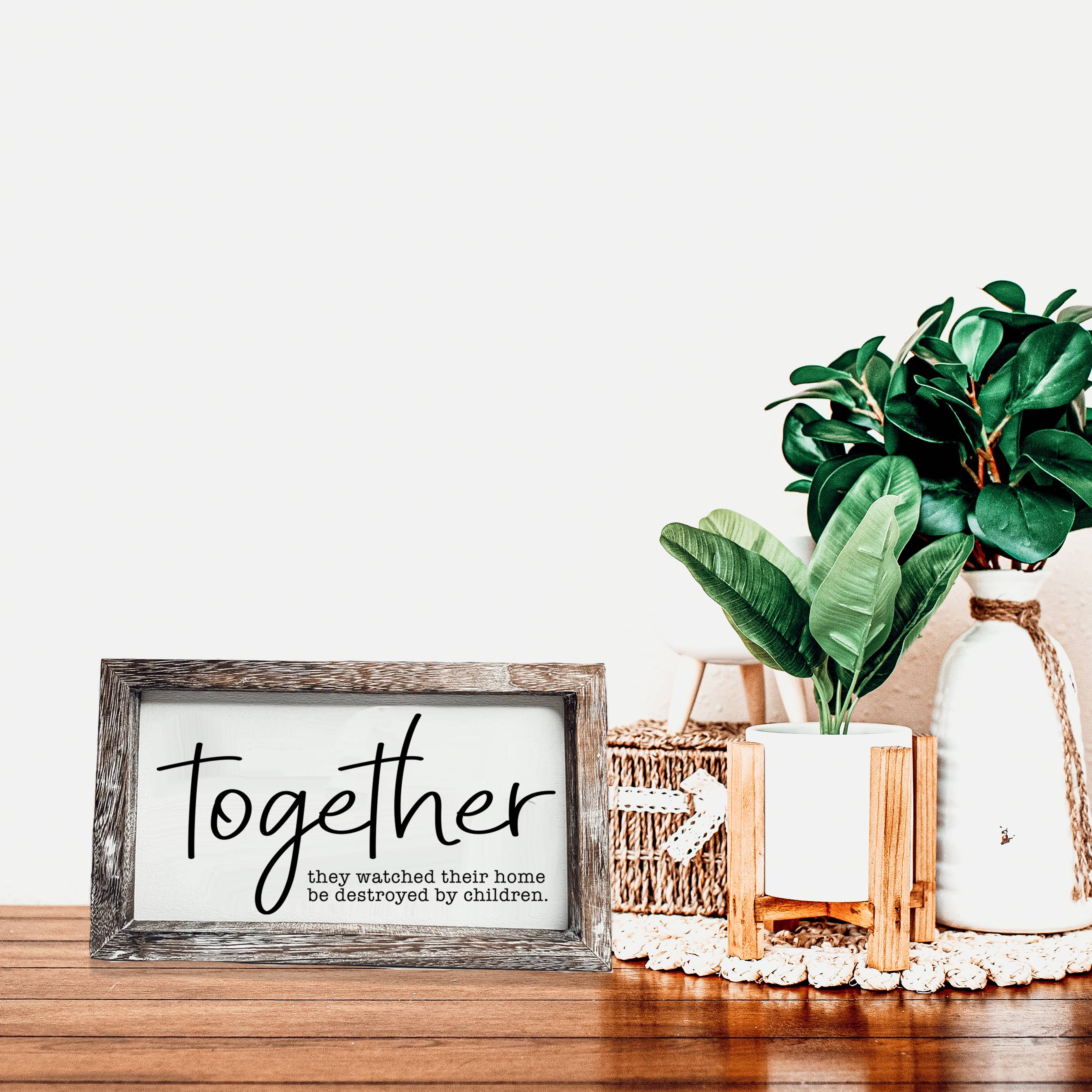 Gia Roma - Wholesale Sign - Wooden Sign For Home, Funny Home Decoration Wall + Shelf Art4