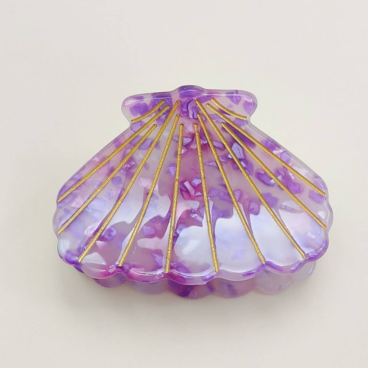 ACCITY - Wholesale Hair Clip - Women's - 2" Small Shell Hair Claw Clip for Back Hair_CWAHA06532