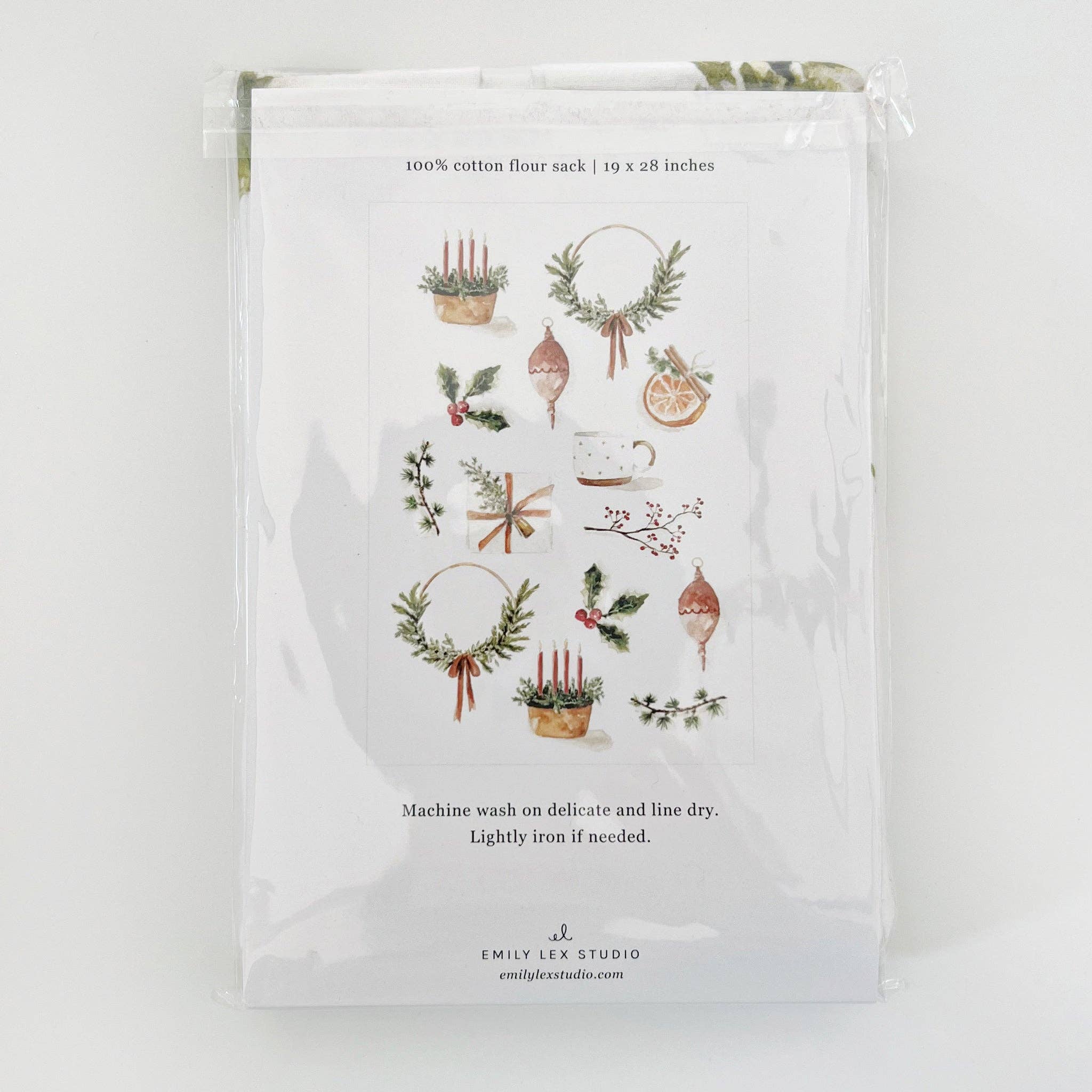 emily lex studio - Wholesale Tea Towel - yuletide tea towel2