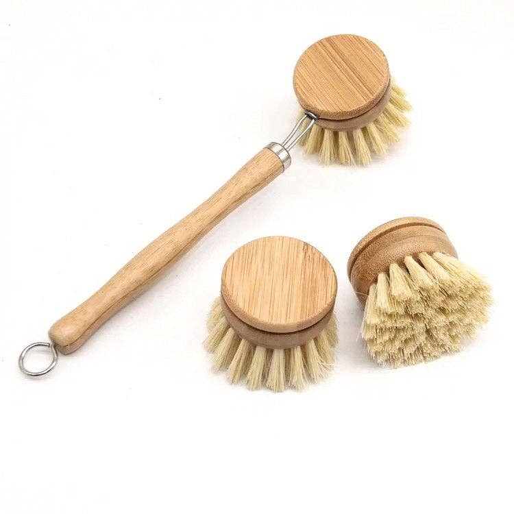 Smile Boutiques - Wholesale Cleaning Brush - Bamboo Sisal Dish Brush - Zero Waste Kitchen Brush5