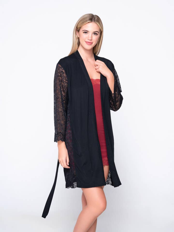 Micro Touch spetskimono för wholesale av Luna Splendida