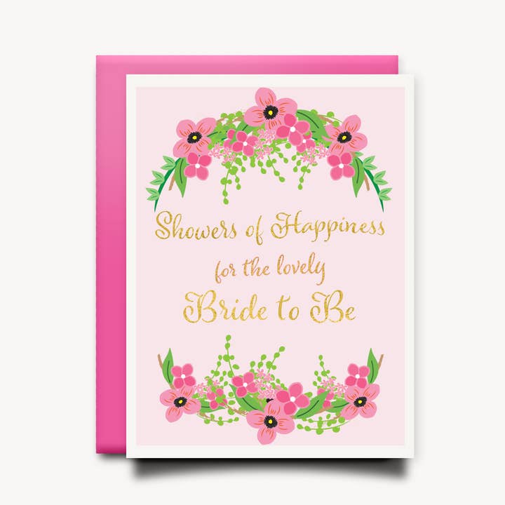 Bridal Shower -Showers of Happiness for the Lovely Bride for wholesale by SpillinInk