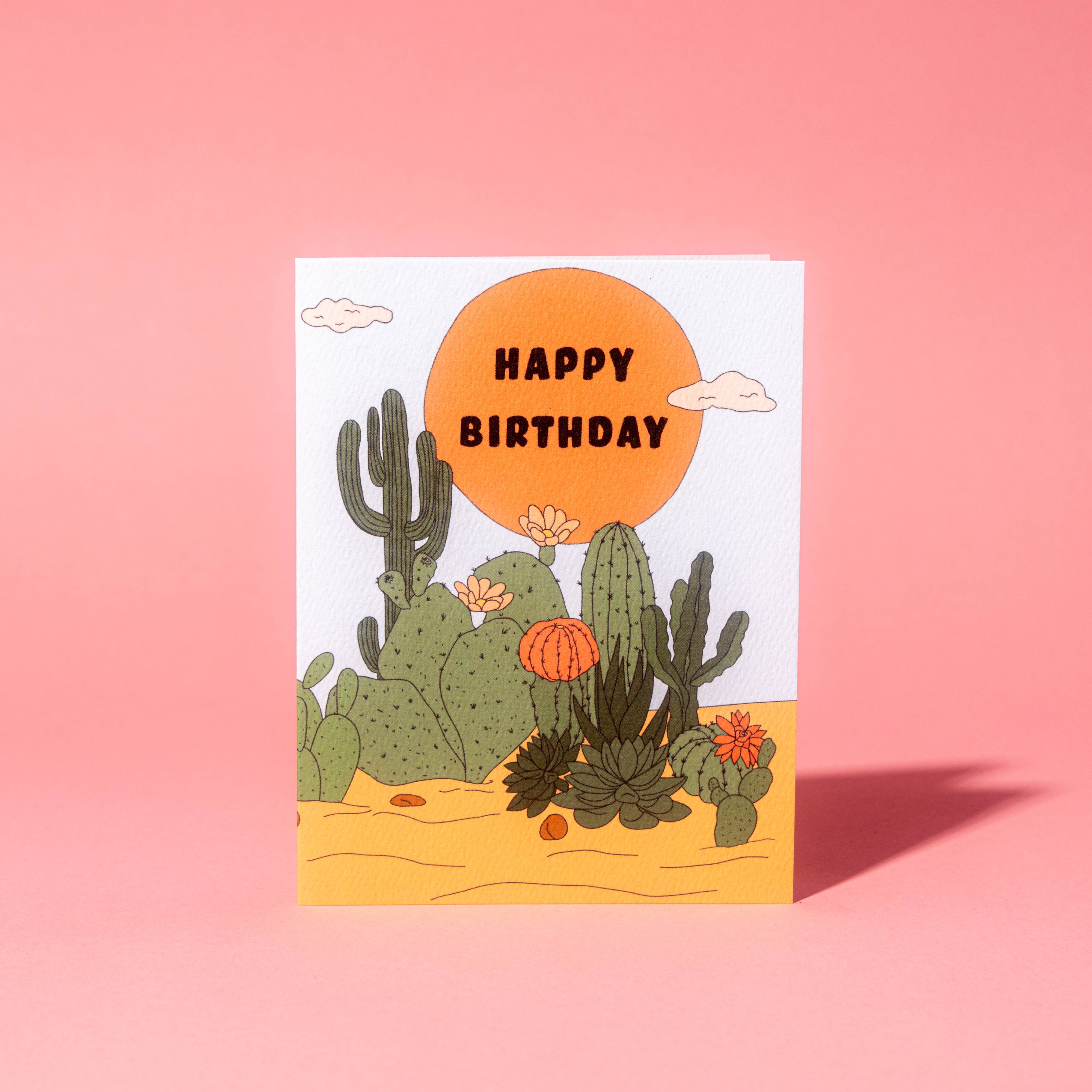 Illustrating Amy - Wholesale Birthday Card - Birthday Cactus Card2