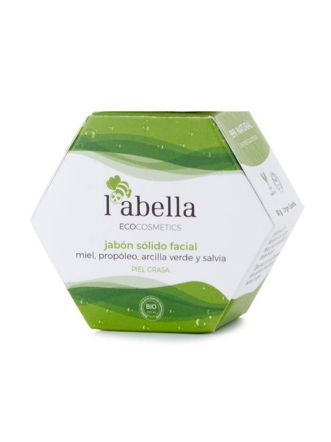 Sapone viso per pelli grasse ecologiche L'Abellamel 50g per la vendita all'ingrosso da parte di L'ABELLA MIEL