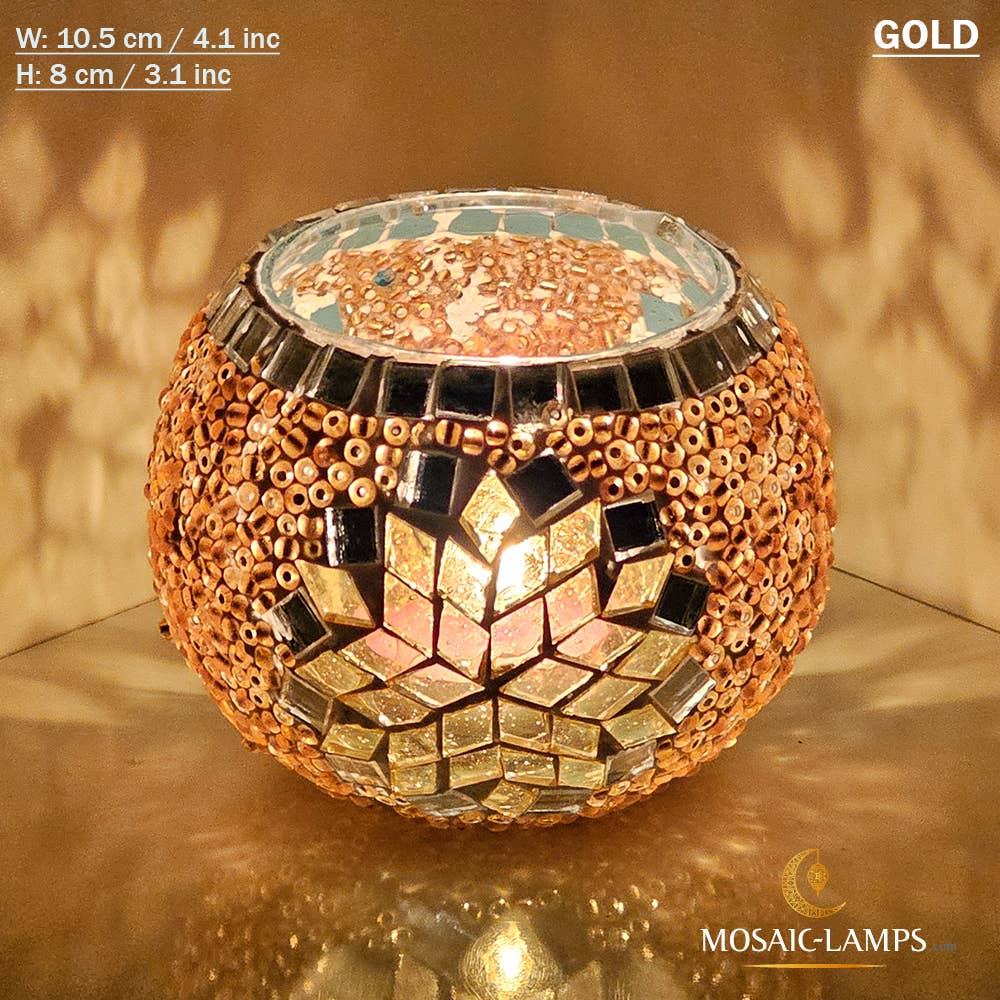 Mosaic Lamps - Wholesale Candle Holder - Turks Color, Turkish Mosaic Candle Holders, Votive Candle5