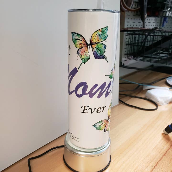 Best Mom Ever Tumbler for wholesale by Angie Bryan Creations