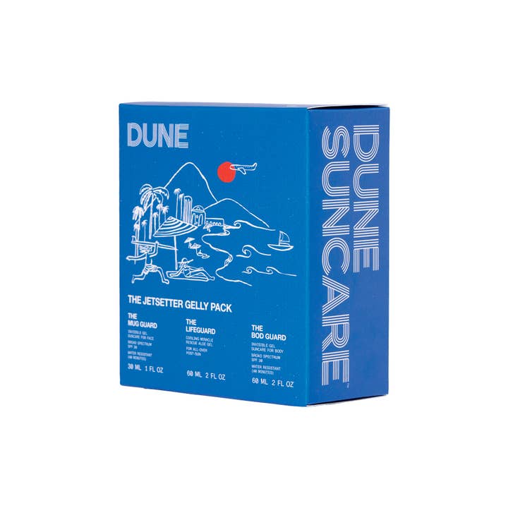 DUNE Suncare - Wholesale Sunscreen - The Jetsetter Gelly Pack - TSA - approved Travel minis6