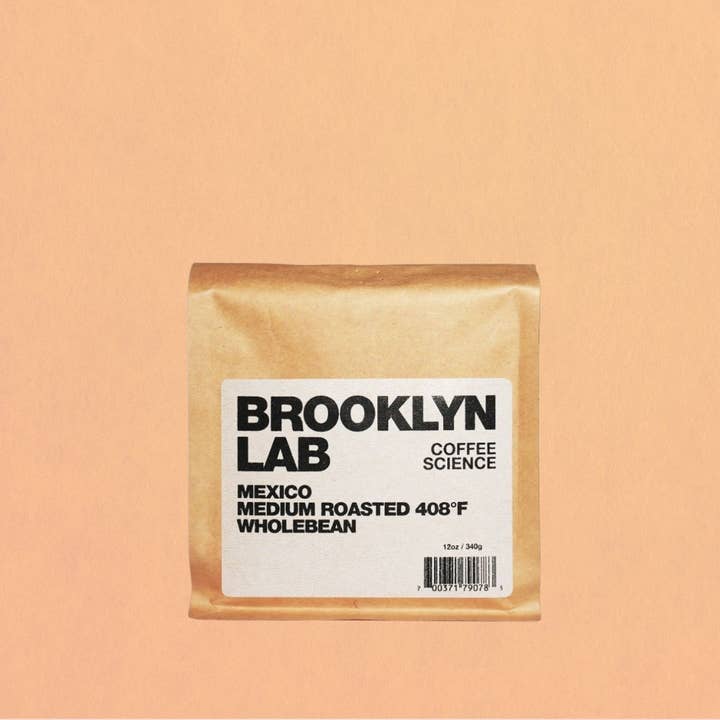 Mexico Medium Roast Coffee, 408°F Wholebean for wholesale by Brooklyn Lab
