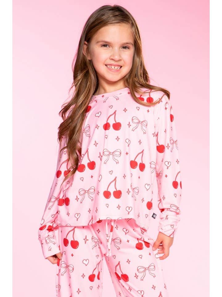 PixieLane - Vendita all'ingrosso Set loungewear - bambini - Pantaloni Easy Tee & Karate a manica lunga Simply Soft34