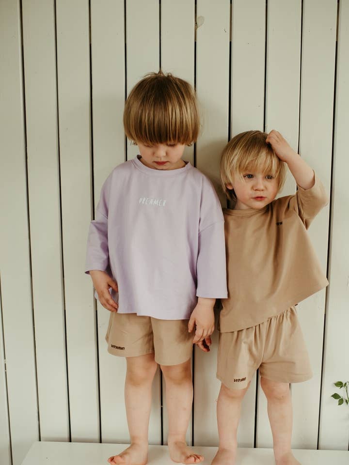 millawkids – wholesale T-shirt – Kids – Oversized Purple Tee