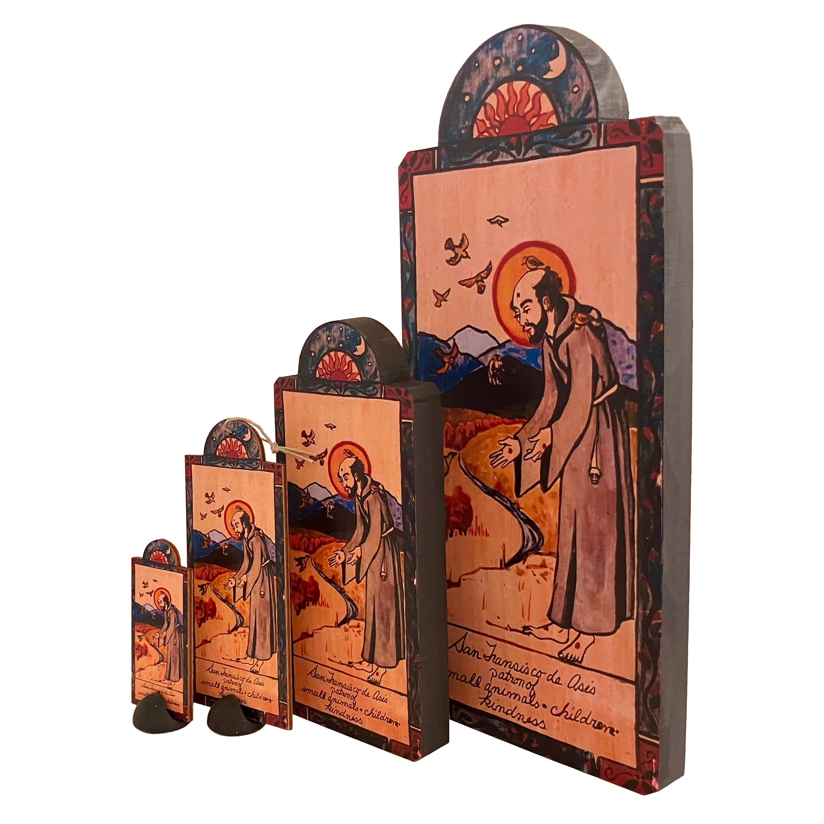 Lynn Garlick Retablos – Engroshandel Maleri/tegning – San Francisco de Asis B - Dyr, venlighed og Økologi2