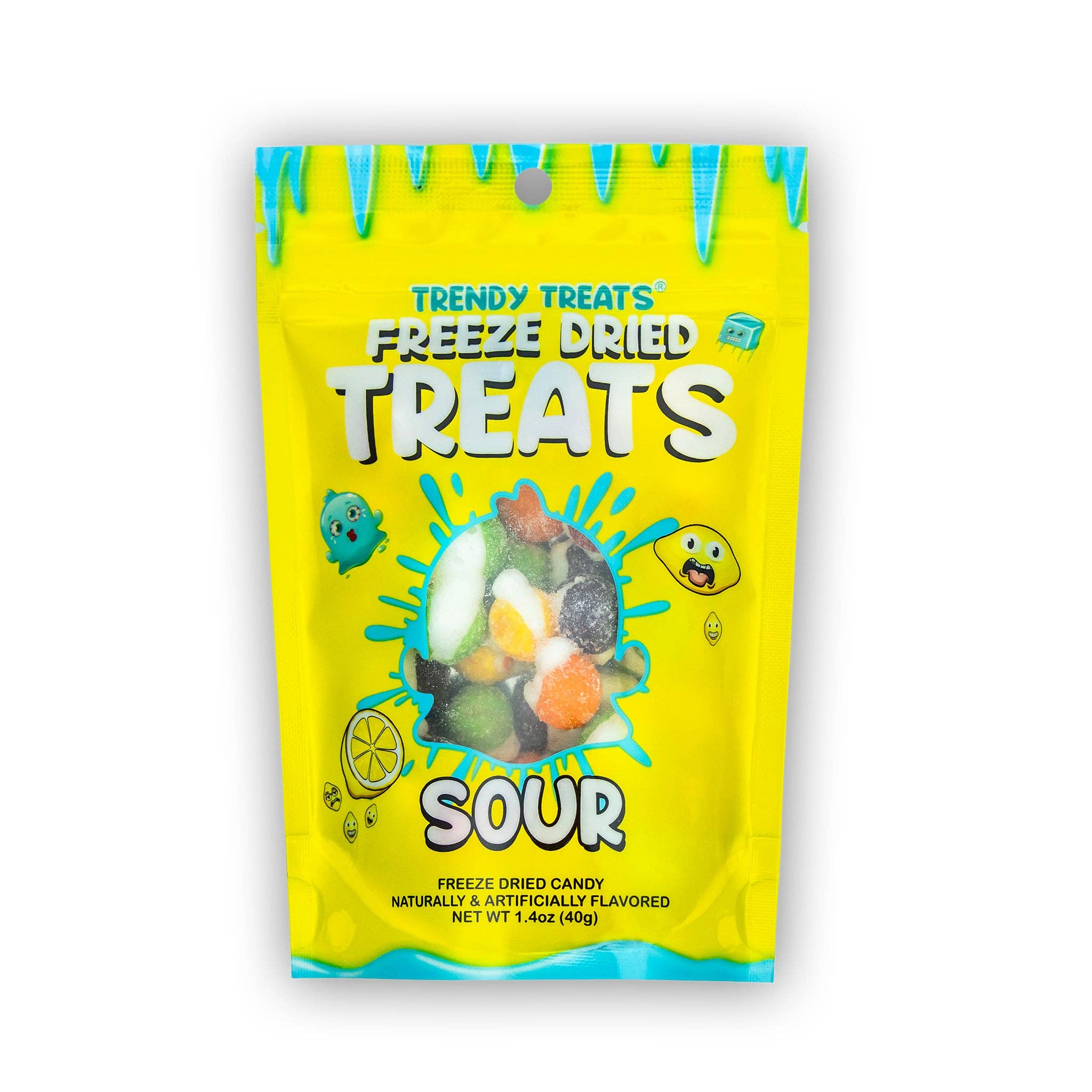 Trendy Treats - Wholesale Hand towel - Mini Freeze Dried Sour Rainbow Candy!