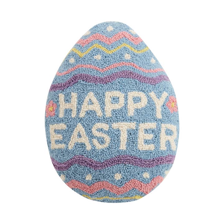 Peking Handicraft - Wholesale Throw/Decorative Pillow - Happy Easter Egg Hook Pillow