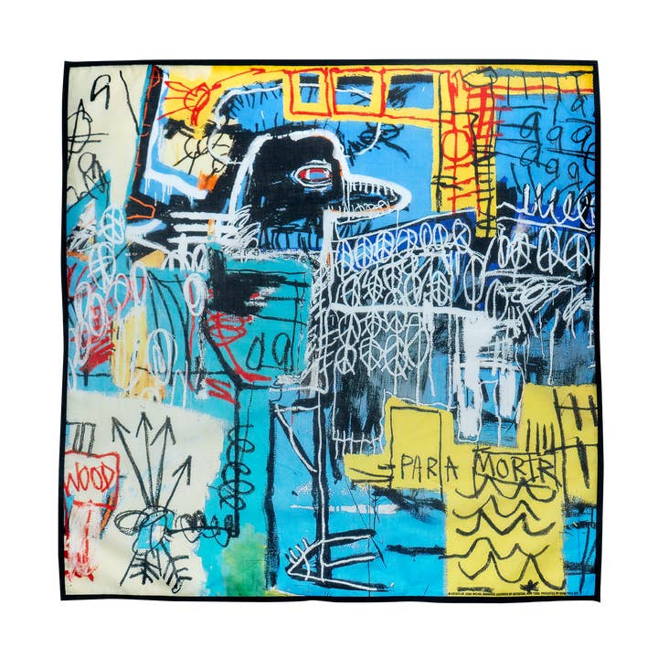 Jean-Michel Basquiat “Bird on Money” Bandana for wholesale by Rome Pays Off