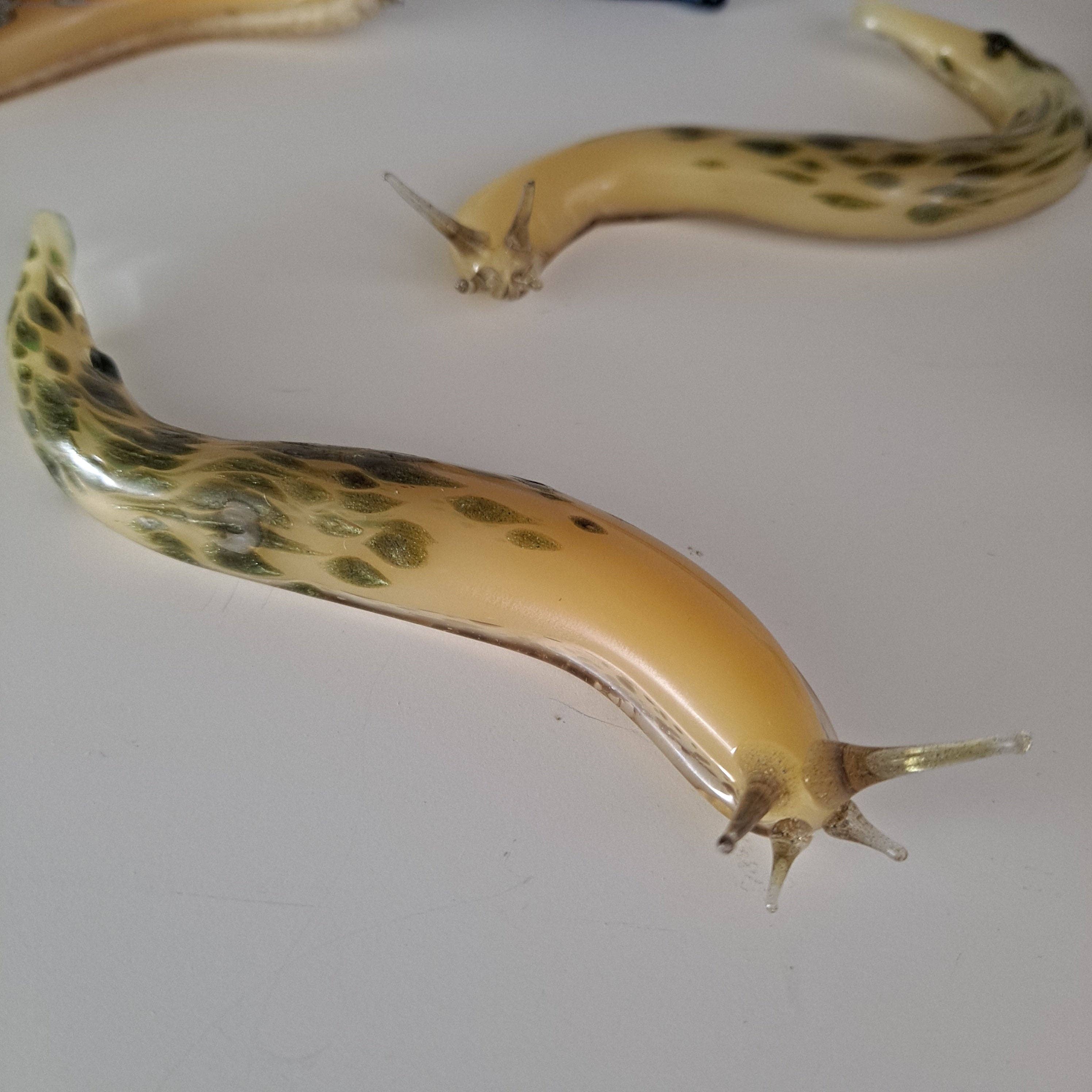 Sunshine Glass Gifts - Wholesale Decorative Figurine - Handmade Glass Banana Slug Figurine6