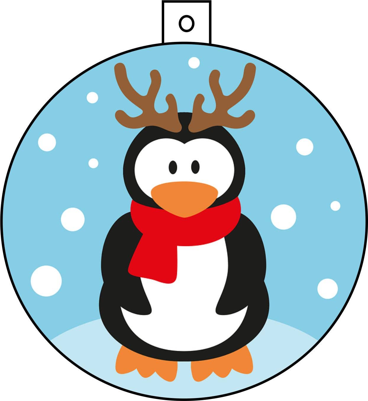 BMS BIZ - Wholesale Ornament - Penguin And Snow Christmas Ornament0