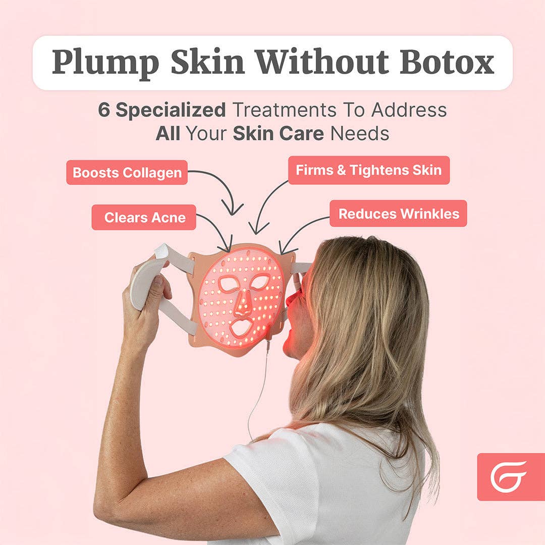 Groomie Hers - Wholesale Skincare Face Mask - GlowUp™ LED Light Therapy Face Mask9