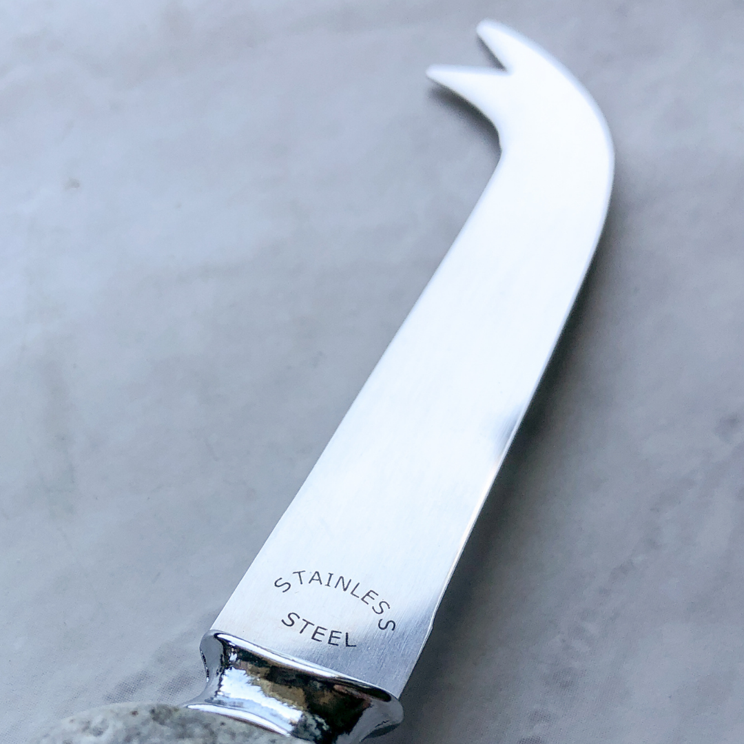 Funky Rock Designs - Wholesale Cheese Spreader - Stone Cheese Knife2