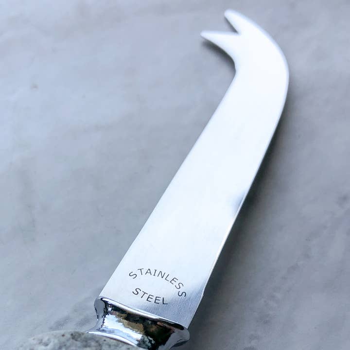 Funky Rock Designs - Wholesale Cheese Spreader - Stone Cheese Knife2