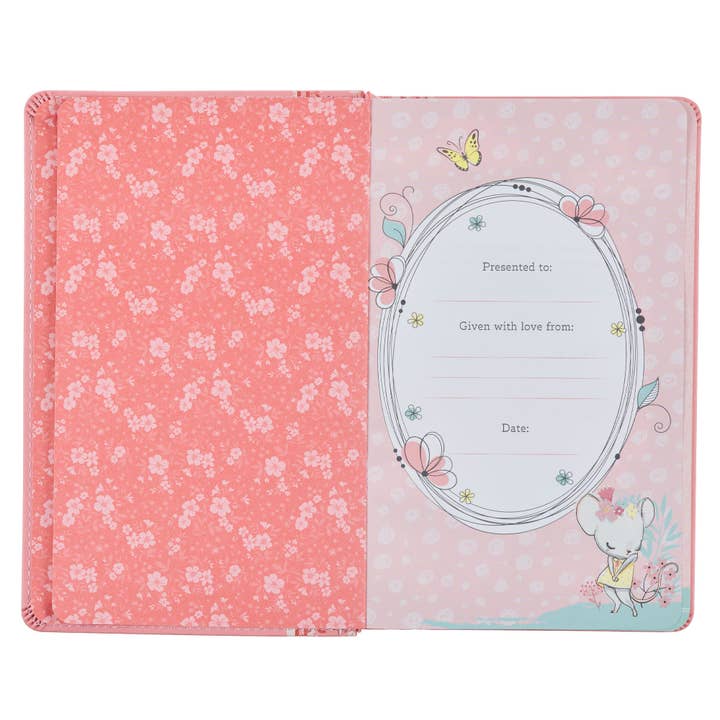 Christian Art Gifts - Wholesale Book - Kids - Bible NLT Infant Faux leather, Pink