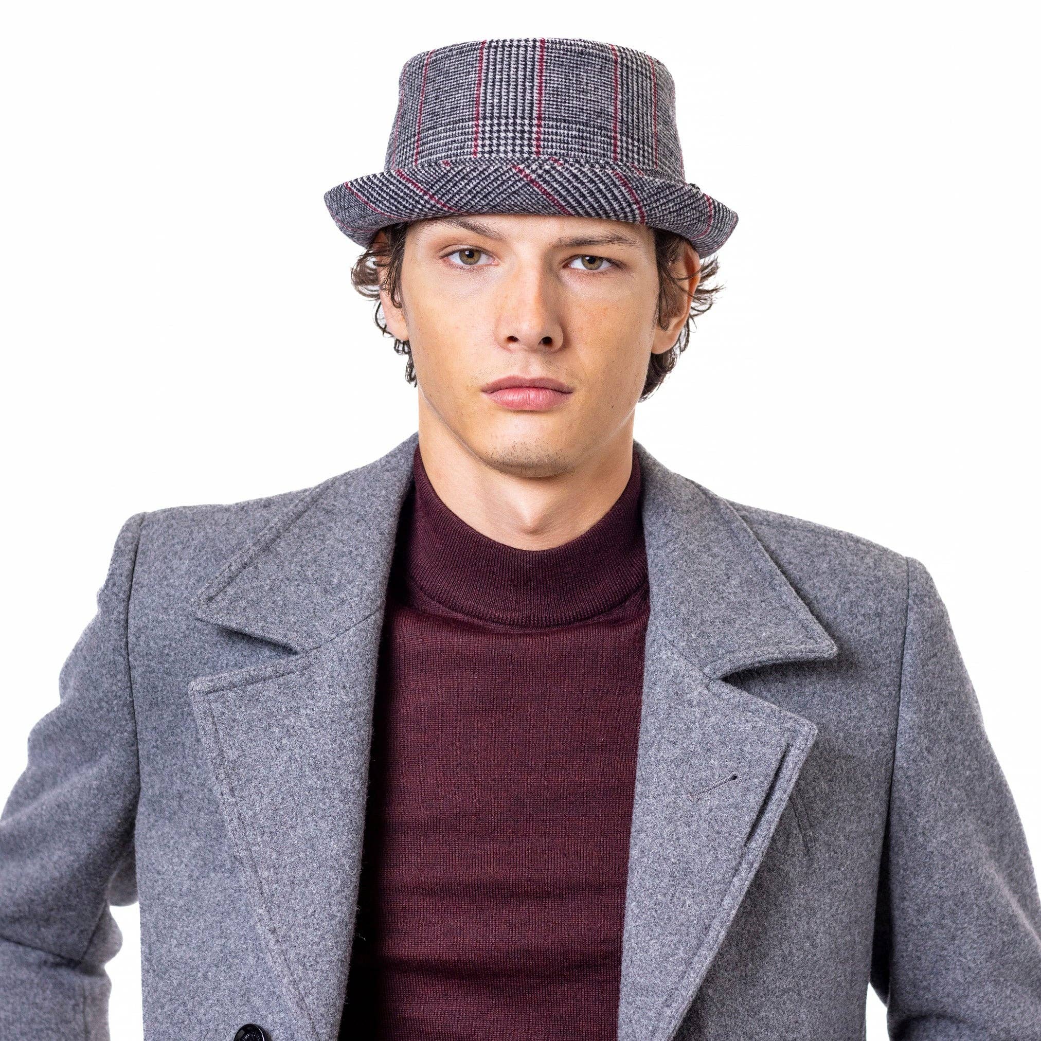 Heritage Traditions - Wholesale Fedora - Men's - Doyle Tweed Pork Pie Hat2