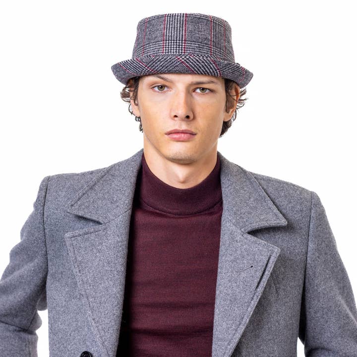 Heritage Traditions - Wholesale Fedora - Men's - Doyle Tweed Pork Pie Hat2