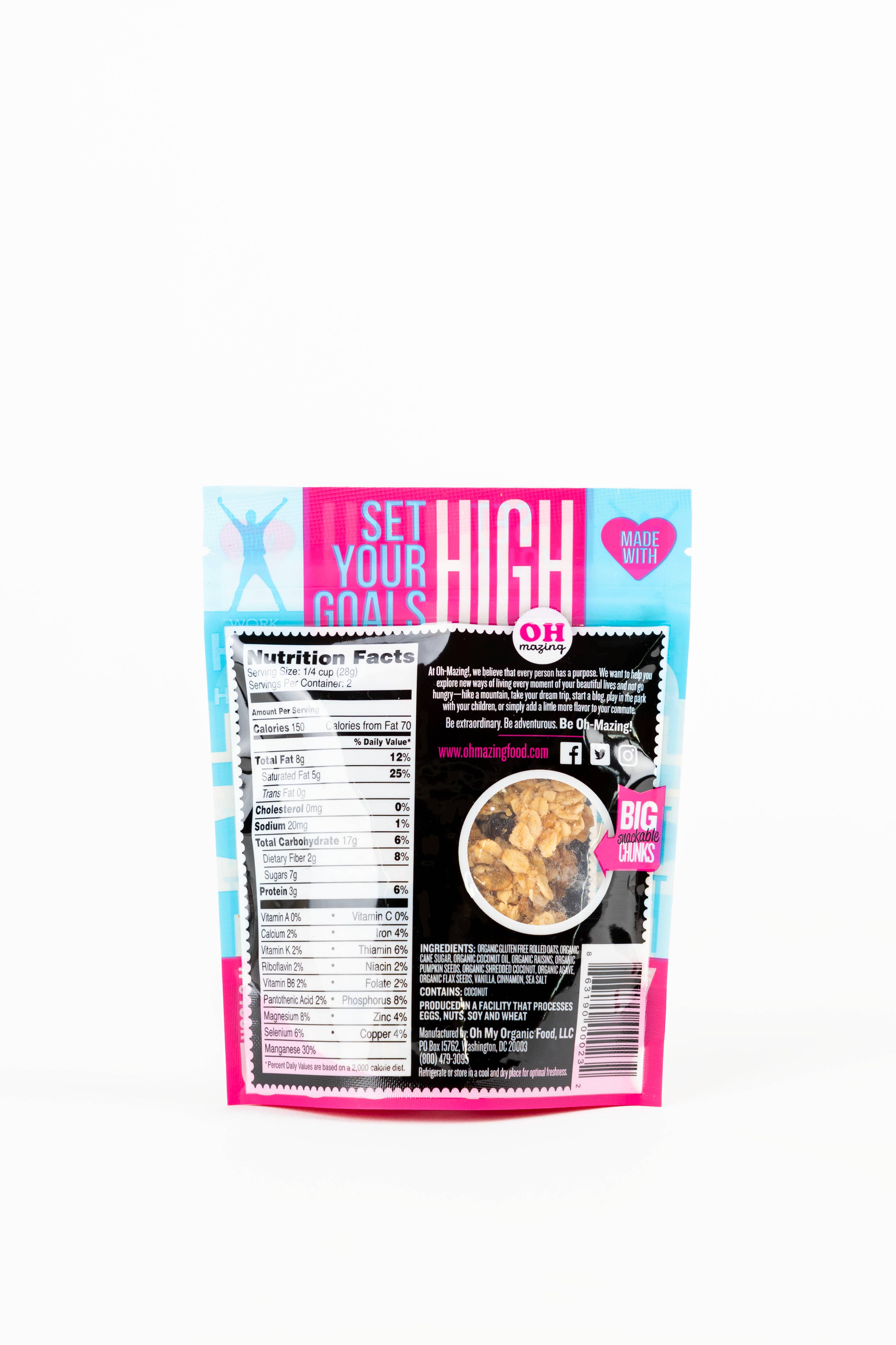 Oh Mazing Granola - Wholesale Granola - 2oz Caribbean Delight Granola Snack, Gluten-free, Soy-free1