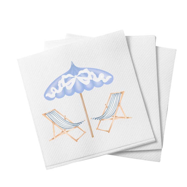 Busy Bee Gift - Wholesale Disposable Napkin - Summer Coastal Cocktail Napkins | Set of 20