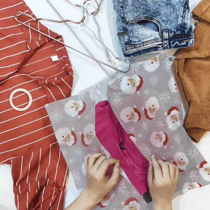 Eleven Fashion - Wholesale Tissue Paper - Santa Premium Printed Tissue Paper for Gift Bags5