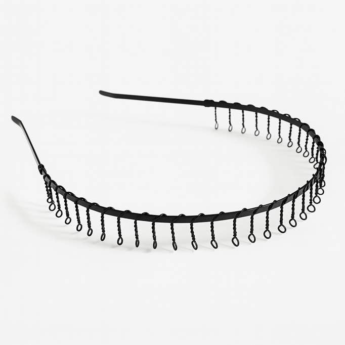 Factory Direct Craft - Wholesale Fashion Headband - Unisex - Black Twisted Wire Jewelry Designer Headbands (Pack of 6)2